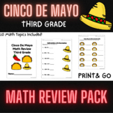 Cinco de Mayo Math Review Pack (Third Grade)