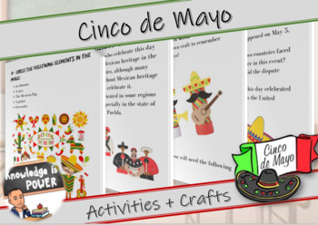 Preview of Cinco de Mayo | May 5 | English + Spanish