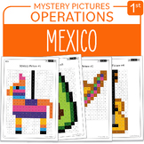 Cinco de Mayo Mexico Math Mystery Pictures Grade 1 Additio