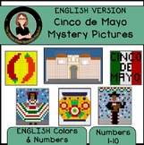 Cinco de Mayo Mystery Pictures Color By Number | ENGLISH VERSION