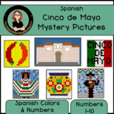 Cinco de Mayo Spanish Mystery Pictures Color By Number NO 