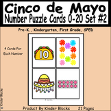 Cinco de Mayo Number Puzzle Cards #2