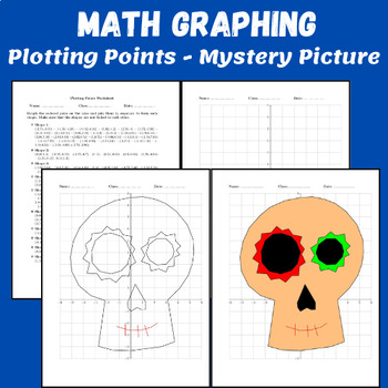 Preview of Cinco de Mayo Plotting Coordinates and Coloring Shapes Mystery Picture