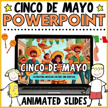 Preview of Cinco de Mayo PowerPoint Slides for 3rd 4th 5th Grade