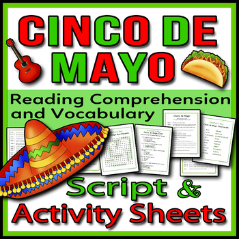 Preview of Cinco de Mayo - Readers Theater Holiday Script, Reading & Activity Packet