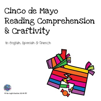 Preview of Distance Learning: Cinco de Mayo Reading Comprehension & Craftivity