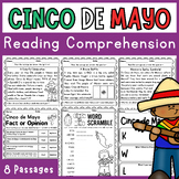 Cinco de Mayo Reading Comprehension Passages & Questions |