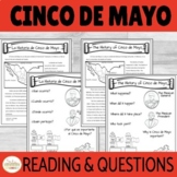 Teaching Cinco de Mayo Reading and Comprehension Activity 