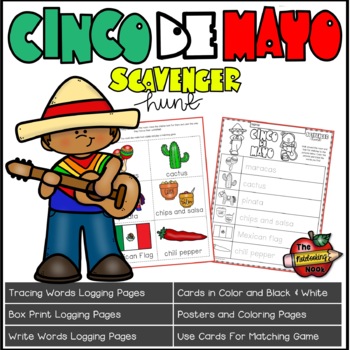 Cinco de Mayo Scavenger Hunt by The Notebooking Nook | TpT