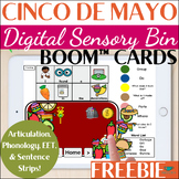 Cinco de Mayo Sensory Bin Summer Speech Therapy Boom™ Card