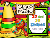 Cinco de Mayo Shapes - 2D and 3D