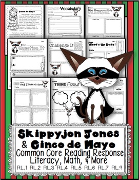 Preview of Cinco de Mayo & Skippyjon Jones Math & Literacy Fun