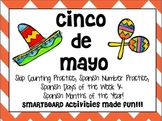 Cinco de Mayo Smartboard Fun - Spanish Days, Months, Numbe