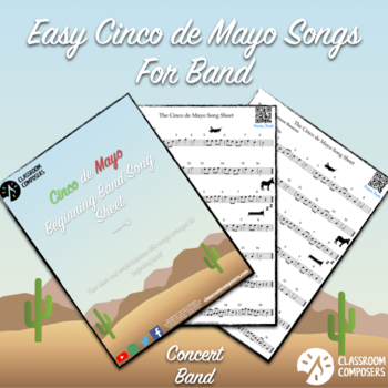 Preview of Cinco de Mayo Song Sheet | Concert Band