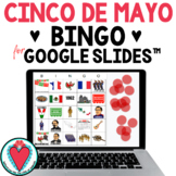 Cinco de Mayo Spanish Bingo Game Lotería Digital Activity 