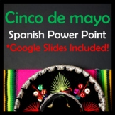 Cinco de Mayo Spanish Power Point (31 Slides)