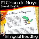 Cinco de Mayo Spanish Reading Comprehension, Activities, W
