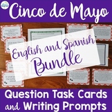 Cinco de Mayo Spanish and English Task Card Bundle