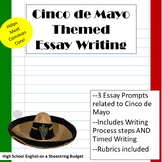 Cinco de Mayo Themed Essay Writing, w Rubrics & Printables