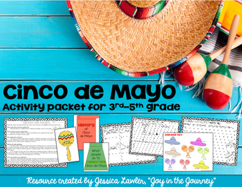 Cinco de Mayo Upper Elementary by Joy in the Journey by Jessica Lawler
