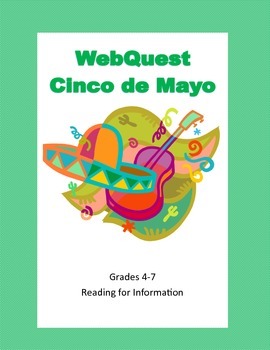 Preview of Cinco de Mayo Webquest - Key Included
