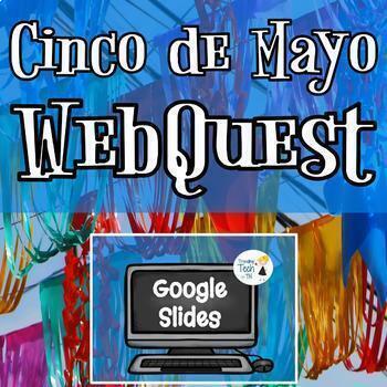 Preview of Cinco de Mayo Webquest - NO PREP - Editable in Google Slides!