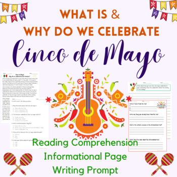 Preview of Cinco de Mayo- What is Cinco de Mayo? and Why do we celebrate it in America?