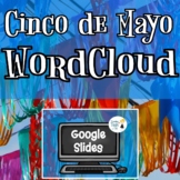 Cinco de Mayo WordCloud Activity - Editable in Google Slides!
