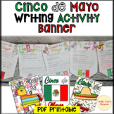 Cinco de Mayo Writing Activity Banner Mexican heritage culture