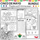Cinco de Mayo and Hispanic Heritage Month Coloring,Workshe