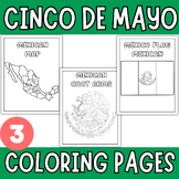 Cinco de mayo Mexican Flag- Map Coloring Pages |Mexican Fi