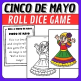Cinco de mayo, Roll Dice Game, Color by Number, Craft, BUNDLE