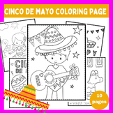 Cinco de mayo coloring page