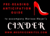 Cinder by Marissa Meyer - Anticipation Guide