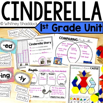 Preview of Comparing Cinderella Stories Around the World - 1st Grade Fairy tale Unit