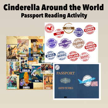 Preview of Cinderella Around the World Passport Activity