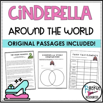 Preview of Cinderella Around the World - Fairy Tale Activities - Fantasy Genre