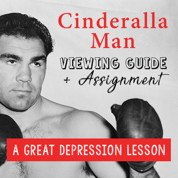 Preview of Cinderella Man - Great Depression Movie Viewing Guide