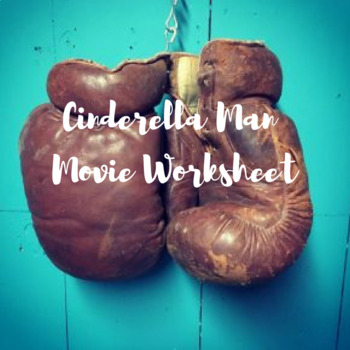 Preview of Cinderella Man: Printable film worksheet