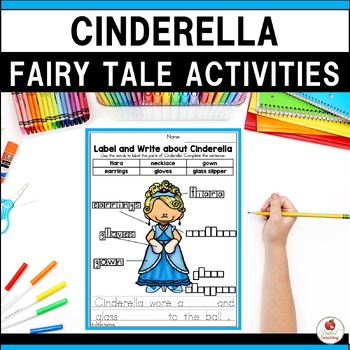 Preview of Cinderella Fairy Tale Activities | Fairy Tale Unit | Fairy Tale Elements