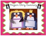 Cinderella Penguin Story Summary Craftivity (Use pattern w
