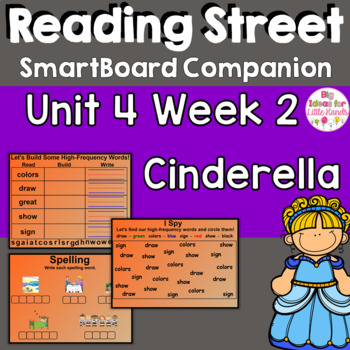 Preview of Cinderella SmartBoard Companion Common Core 1st Grade