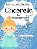 Cinderella Unit for Kindergarten, Math, Literacy, Writing
