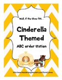 Cinderella themed ABC Order Pocket Chart Game and assessment