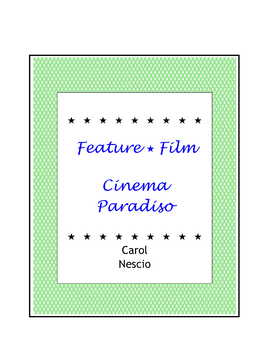 Preview of Cinema Paradiso