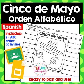 Cingo de Mayo - Orden alfabetico - Digital by Bravo | TPT