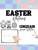 Cinquain Poem Writing - Easter Station - Poetry Spring Easter