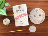 Cipher Wheel Printable for Kids, Spy Kit, Decoder Download