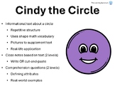 Circle ADAPTED Book | Cloze Notes | Special Education | Sh