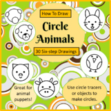Circle Animals How to Draw/ EASY